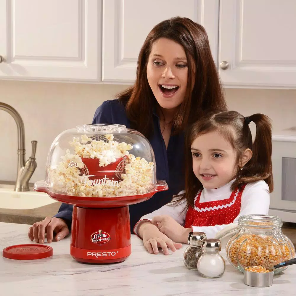 Outlet π― Presto Hot Air 4 Oz. Red Fountain Popcorn Popper π - Image 3