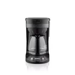 Buy 𧨠Hamilton Beach 12-Cup Black Stainless Programmable Drip Coffee Maker π