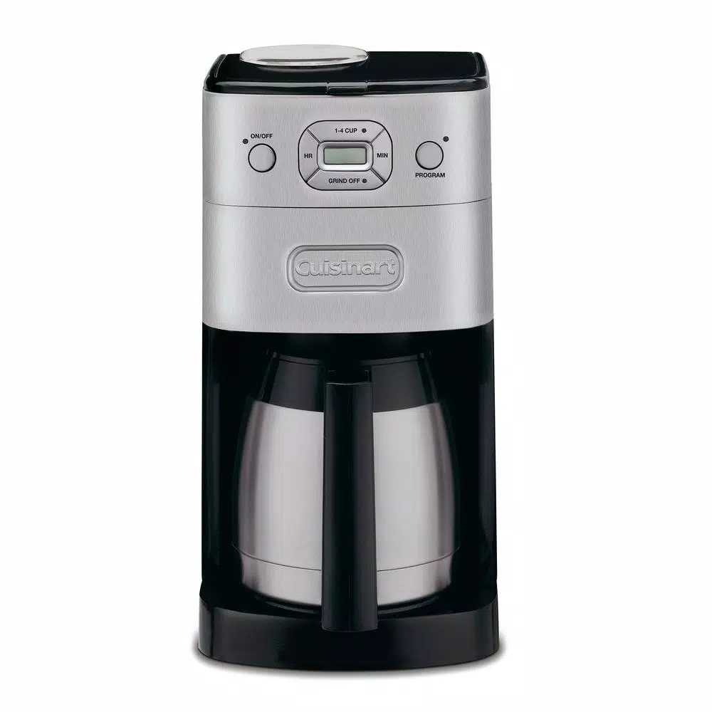 Flash Sale π Cuisinart Grind And Brew 10-Cup Brushed Chrome Drip Coffee Maker With Thermal Carafe π