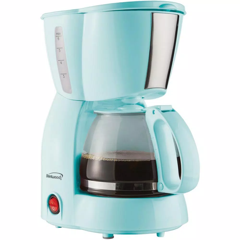 Outlet β Brentwood 4-Cup Blue Coffee Maker π