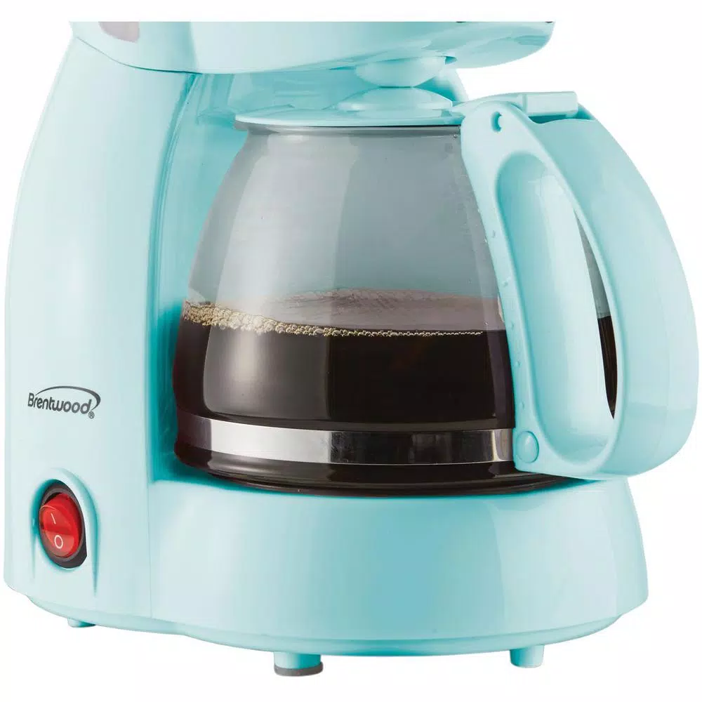 Outlet β Brentwood 4-Cup Blue Coffee Maker π - Image 5
