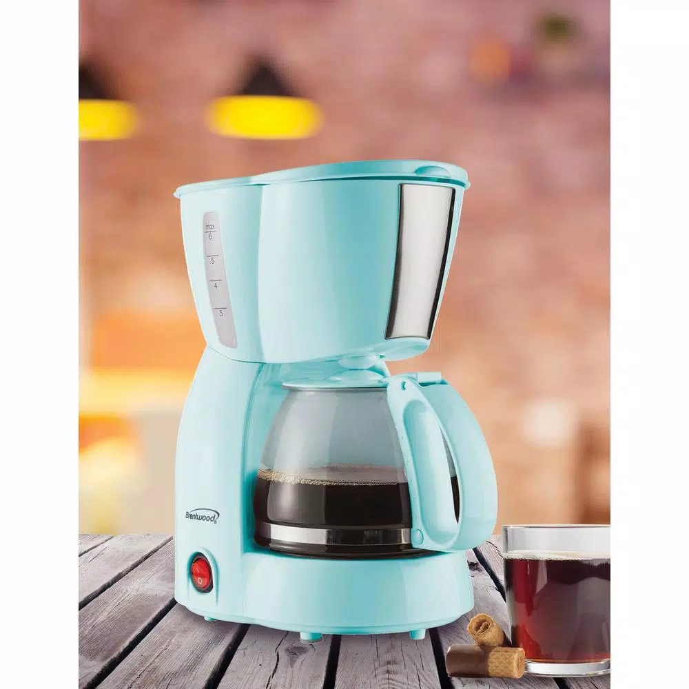 Outlet β Brentwood 4-Cup Blue Coffee Maker π - Image 8