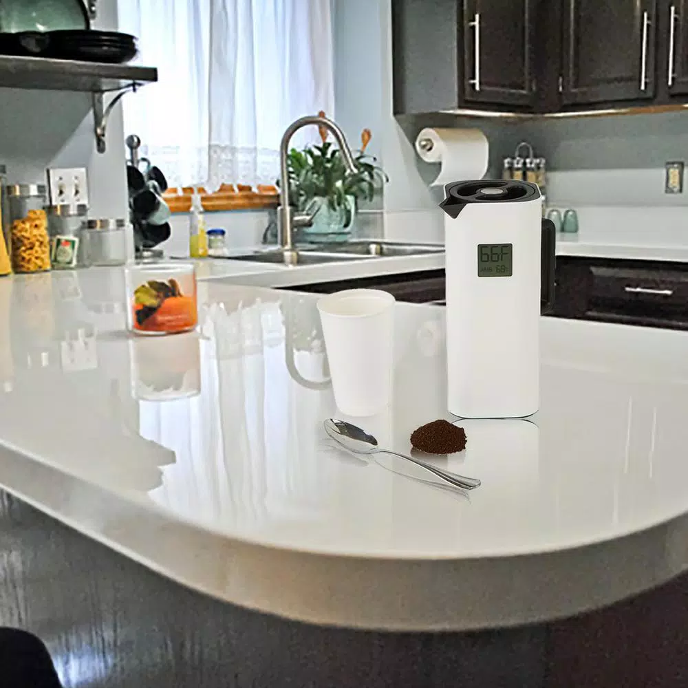 Coupon π₯° Mind Reader White 4-Cup Double Wall Thermal Coffee Carafe With Temperature Display π