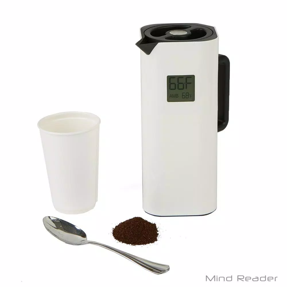 Coupon π₯° Mind Reader White 4-Cup Double Wall Thermal Coffee Carafe With Temperature Display π - Image 2