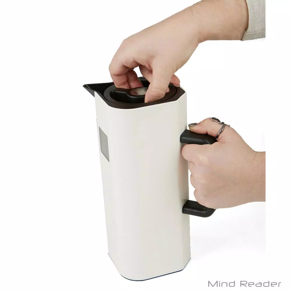 Coupon π₯° Mind Reader White 4-Cup Double Wall Thermal Coffee Carafe With Temperature Display π - Image 3