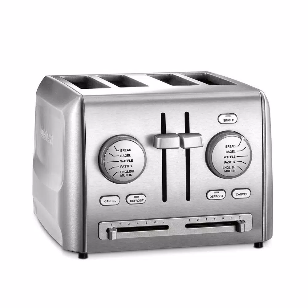 Outlet β Cuisinart Custom Select 4-Slice Stainless Steel Toaster With Crumb Tray π - Image 2