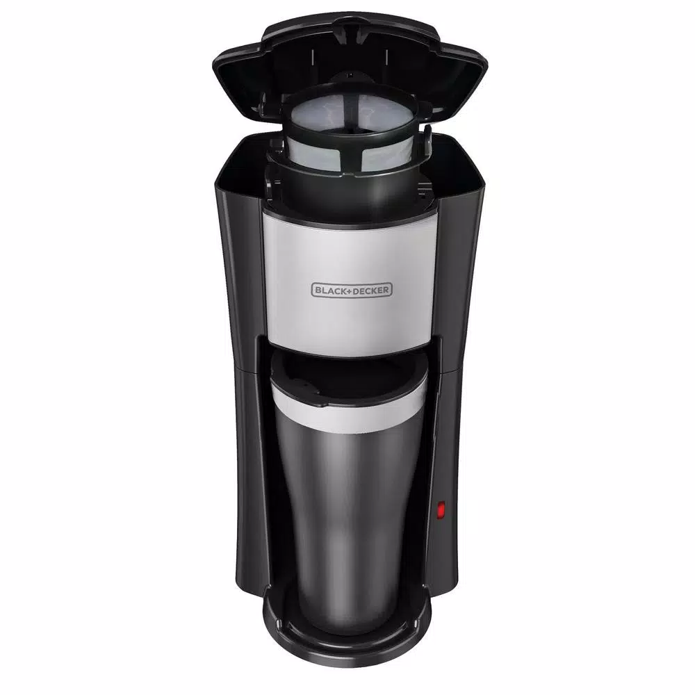 Cheap π BLACK+DECKER Black Single Serve Drip Coffee Maker With Travel Mug π₯° - Image 2
