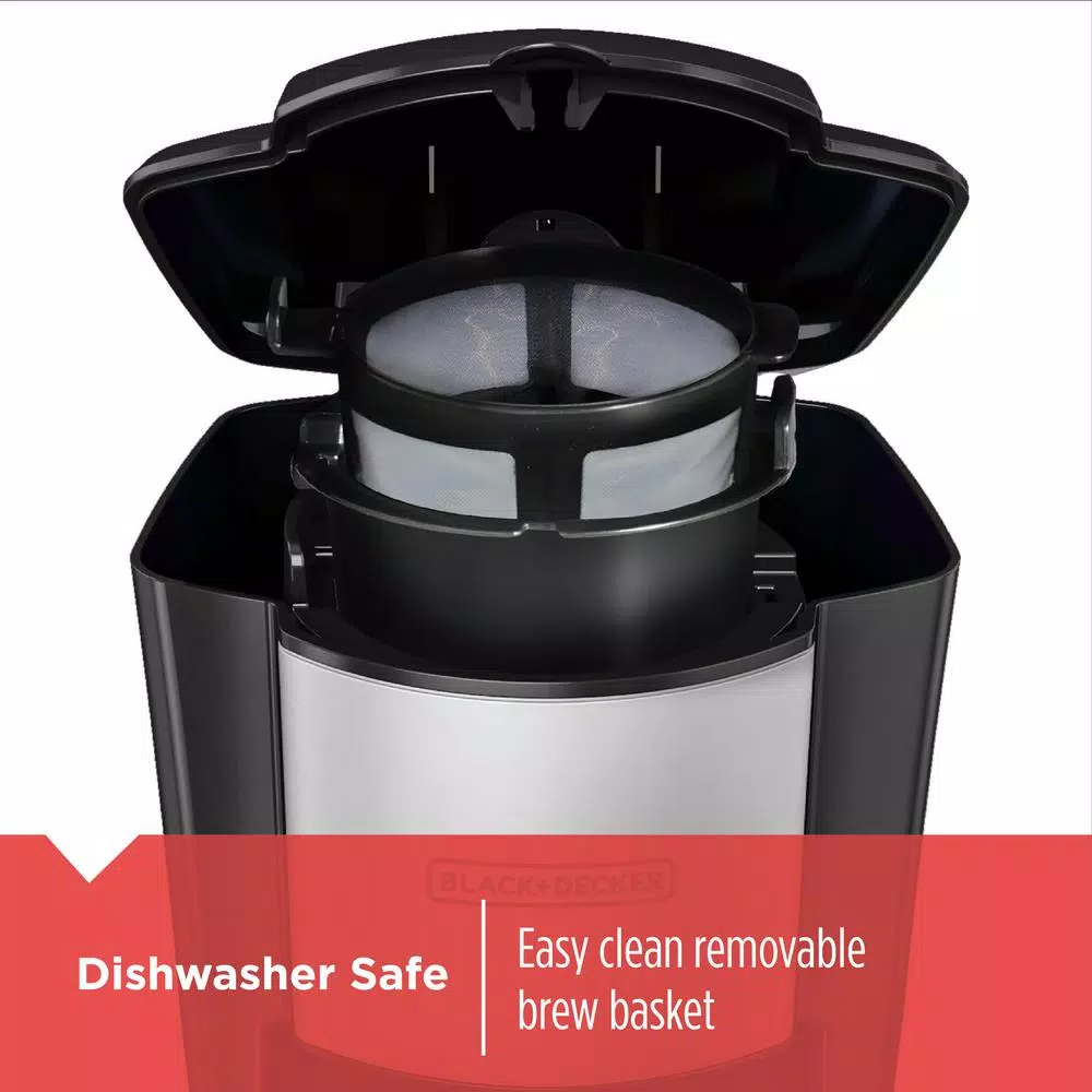 Cheap π BLACK+DECKER Black Single Serve Drip Coffee Maker With Travel Mug π₯° - Image 4