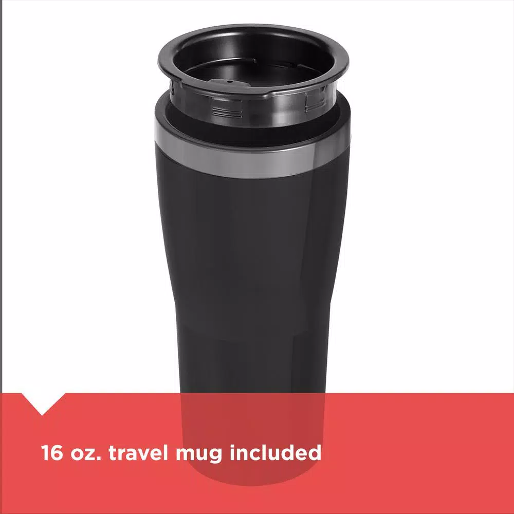 Cheap π BLACK+DECKER Black Single Serve Drip Coffee Maker With Travel Mug π₯° - Image 7