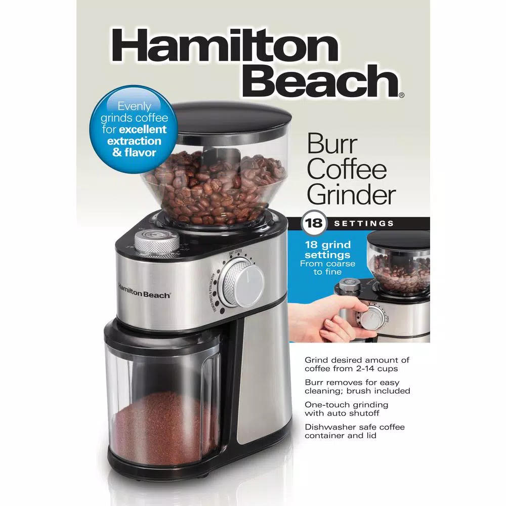 Coupon π Hamilton Beach 16 Oz Stainless Steel Burr Coffee Grinder π - Image 4