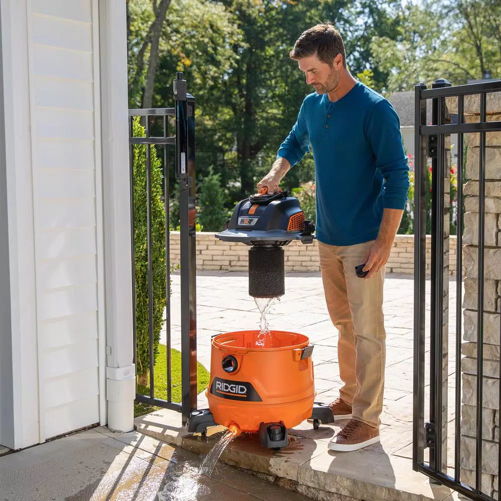 RIDGID Standard Pleated Paper Filter And Wet Application Foam Filter For Most 5 Gal. And Larger RIDGID Wet/Dry Shop Vacuums - Image 9