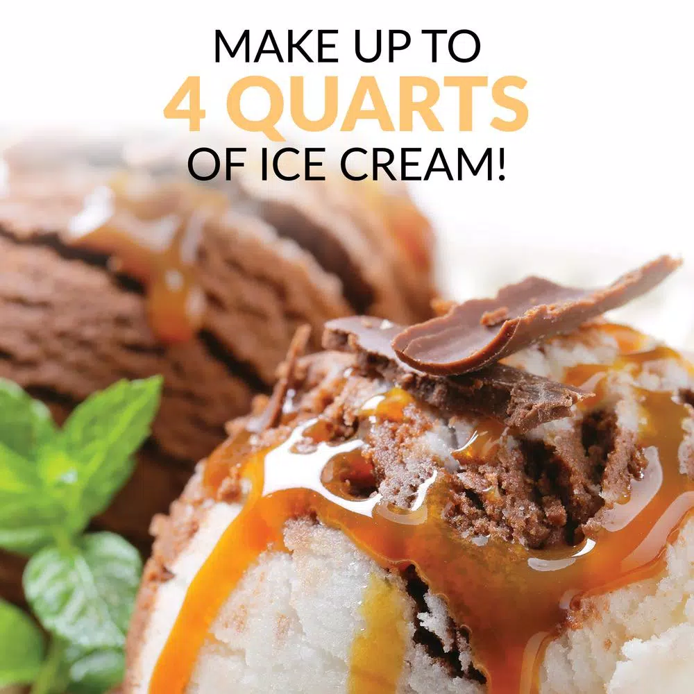 Wholesale π Nostalgia 4 Qt. Electric Ice Cream Maker With Easy-Carry Handle π - Image 3