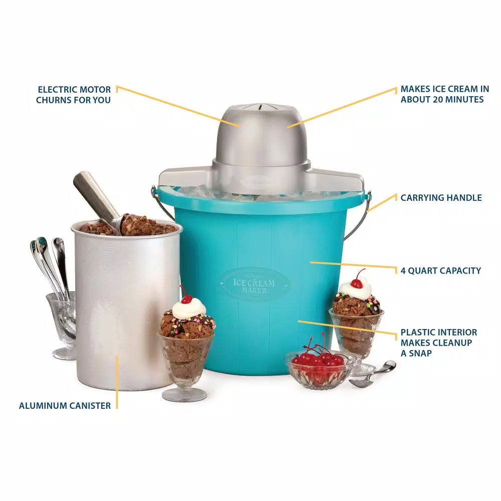 Wholesale π Nostalgia 4 Qt. Electric Ice Cream Maker With Easy-Carry Handle π - Image 7