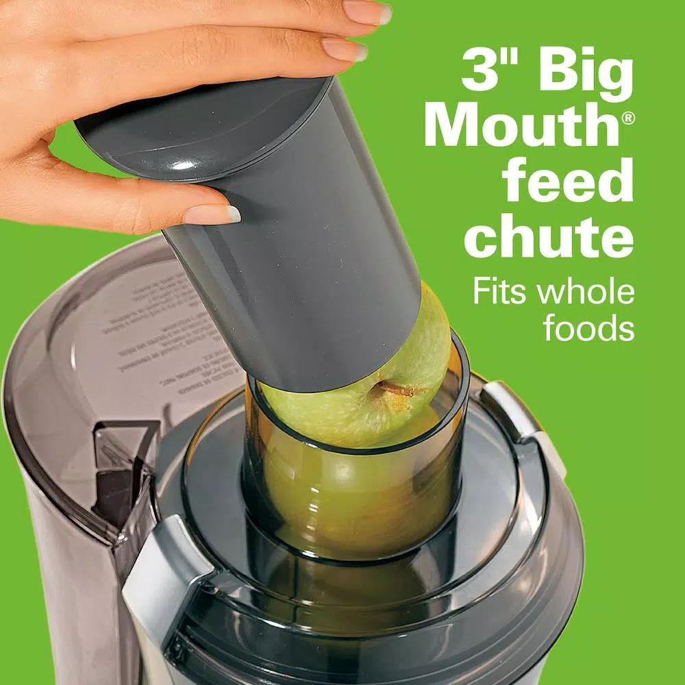 Hot Sale π₯ Hamilton Beach Big Mouth 825 W 20 Oz. Grey Juice Extractor π - Image 6