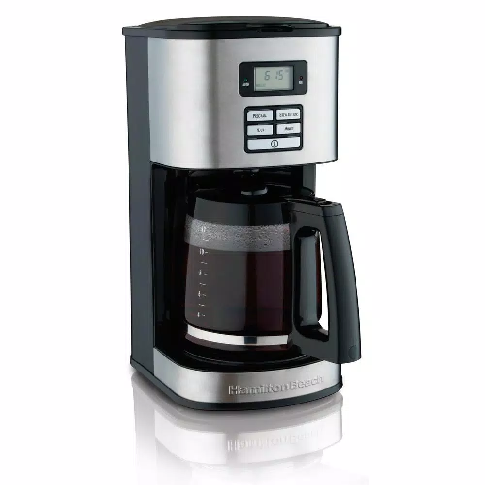 Promo π Hamilton Beach 12-Cup Black Programmable Coffee Maker With Automatic Shut-Off β€οΈ