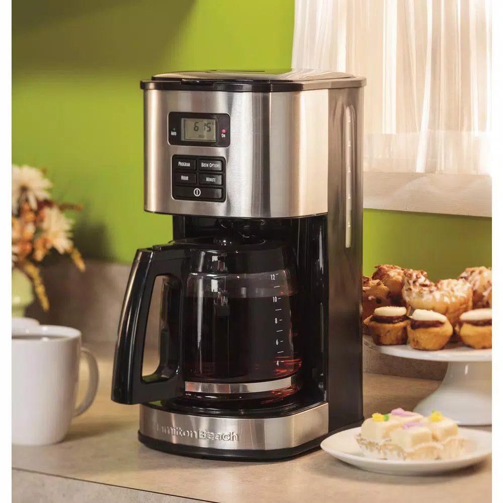 Promo π Hamilton Beach 12-Cup Black Programmable Coffee Maker With Automatic Shut-Off β€οΈ - Image 2
