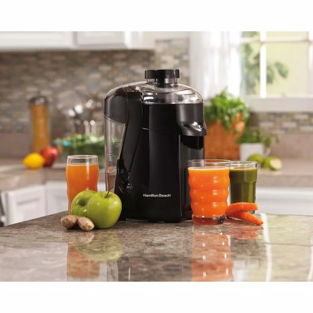 Discount π€© Hamilton Beach HealthSmart 400-Watt 12 Oz. Black Centrifugal Juice Extractor π₯° - Image 6