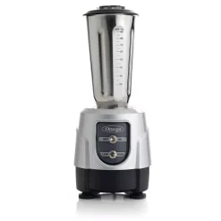 Hot Sale 𧨠Omega 1 HP 32 Oz. 2-Speed Silver Blender With Stainless Steel Jar π―