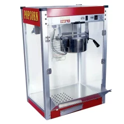 Wholesale π Paragon Theater Pop 8 Oz. Red Stainless Steel Countertop Popcorn Machine π