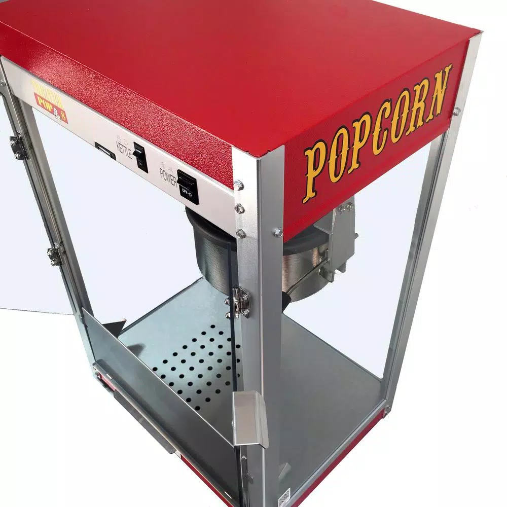 Wholesale π Paragon Theater Pop 8 Oz. Red Stainless Steel Countertop Popcorn Machine π - Image 2