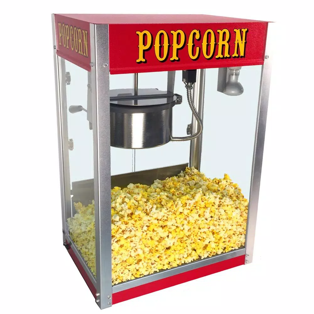 Wholesale π Paragon Theater Pop 8 Oz. Red Stainless Steel Countertop Popcorn Machine π - Image 3