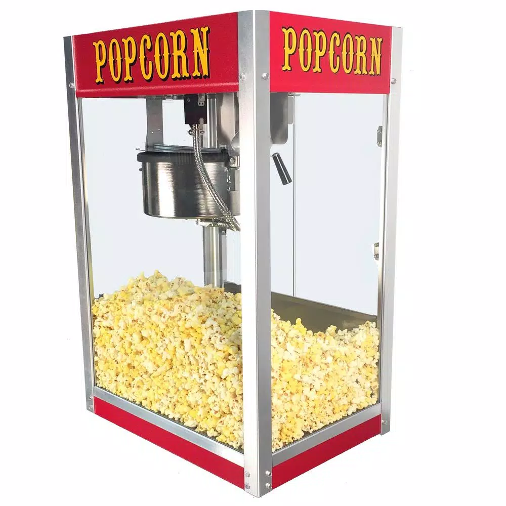 Wholesale π Paragon Theater Pop 8 Oz. Red Stainless Steel Countertop Popcorn Machine π - Image 5