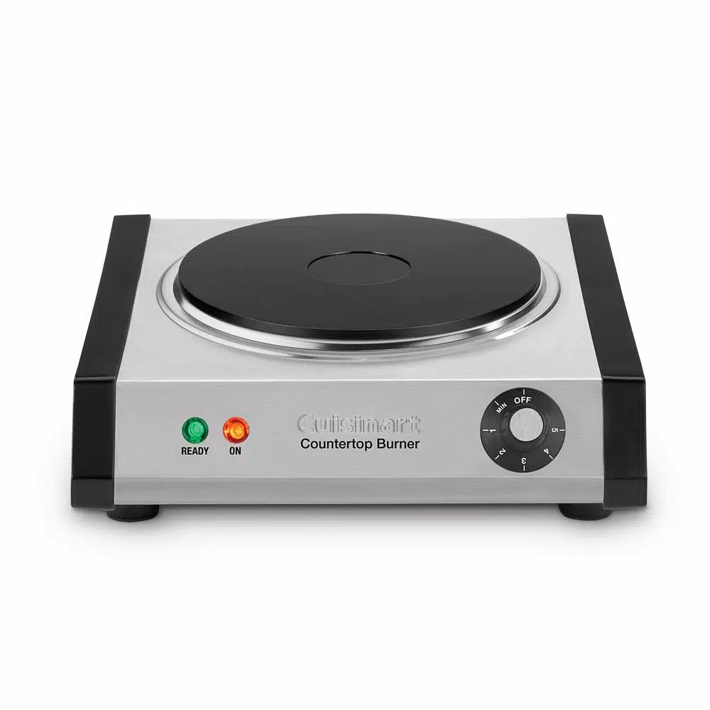 New π Cuisinart Single Burner 7.5 In. Brushed Stainless Cast Iron Hot Plate With Temperature Control π―