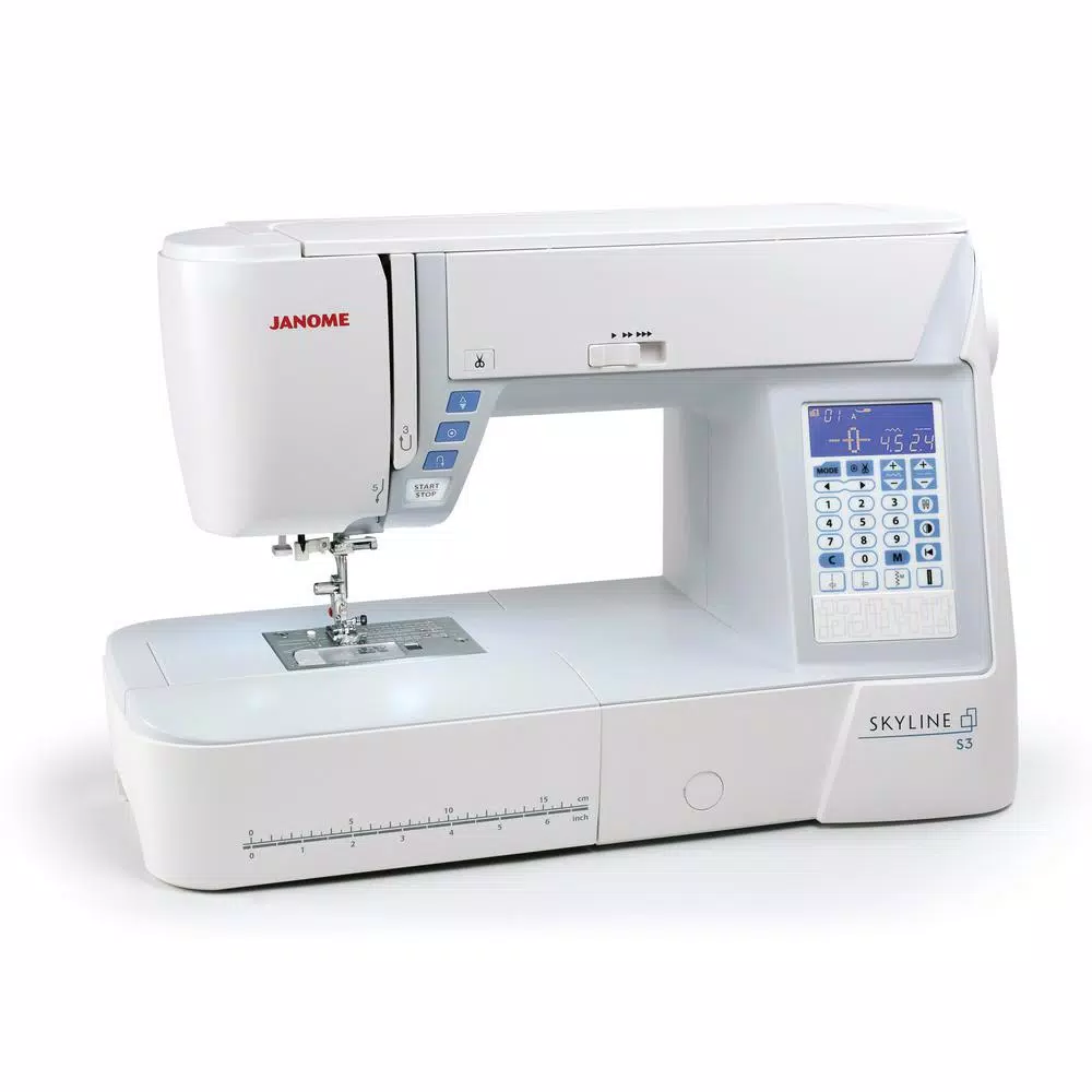 Best reviews of π Janome Skyline S3 120 Stitch Sewing Machine With Large Workspace βοΈ - Image 2