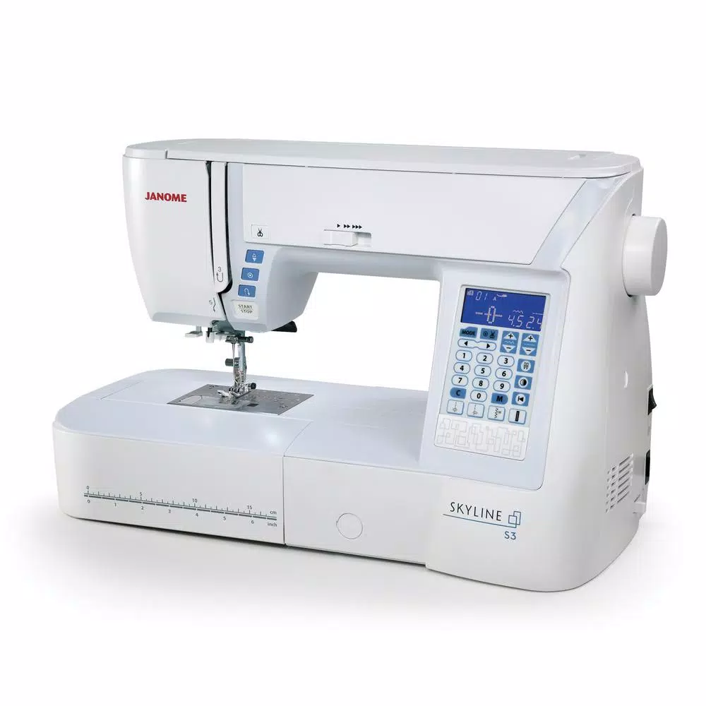 Best reviews of π Janome Skyline S3 120 Stitch Sewing Machine With Large Workspace βοΈ - Image 3