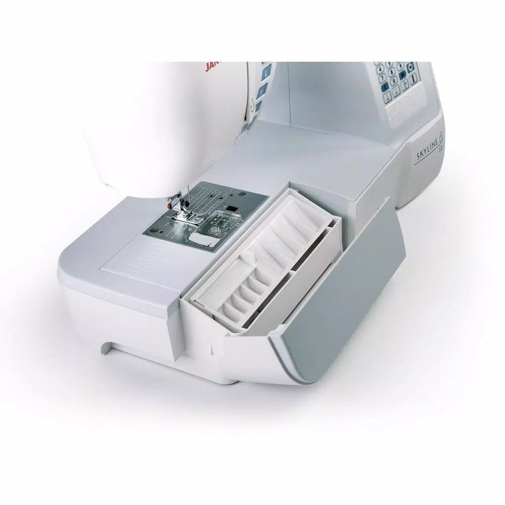 Best reviews of π Janome Skyline S3 120 Stitch Sewing Machine With Large Workspace βοΈ - Image 5