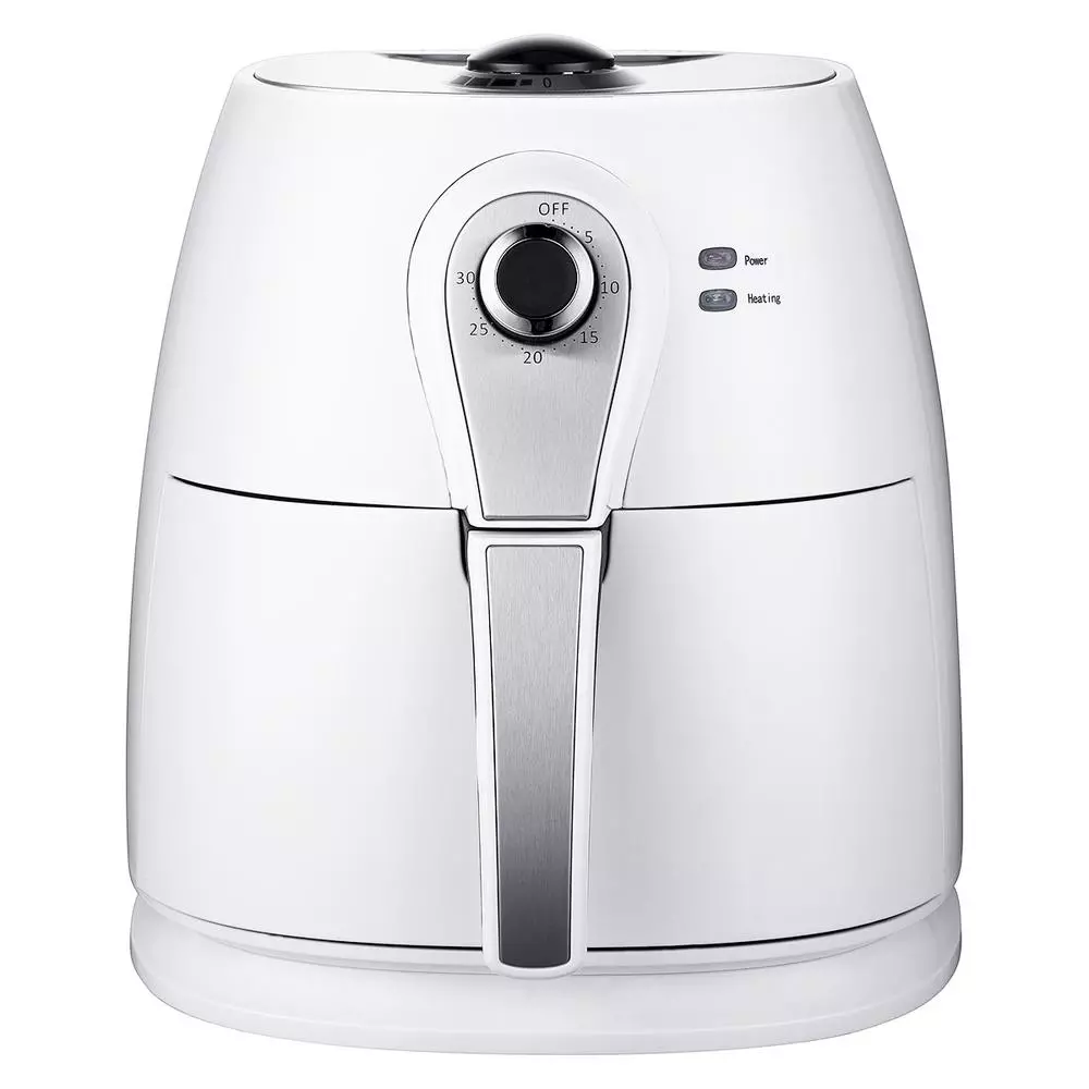 Buy β Ovente 3.2 Qt. White Electric Air Fryer With 30-min Timer, Adjustable Temperature Controls, Includes Fry Basket And Grill Pan β - Image 6